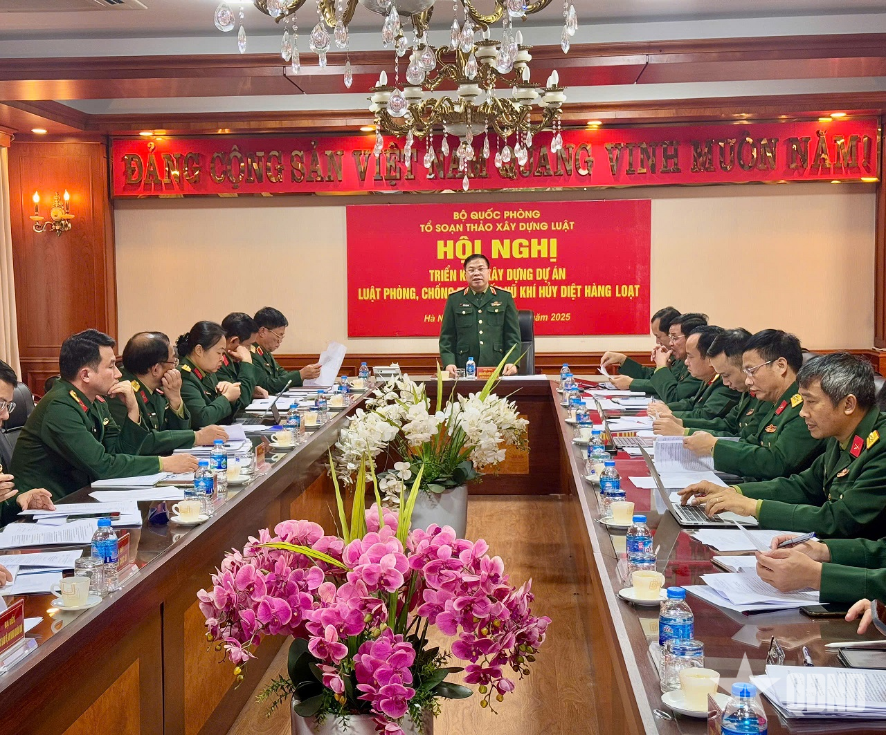 Triển khai nhiệm vụ xây dựng dự án Luật Phòng, chống phổ biến vũ khí hủy diệt hàng loạt